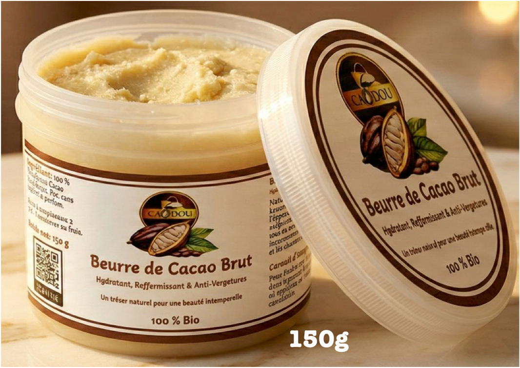 Raw Unrefined African Cocoa Butter – 150g